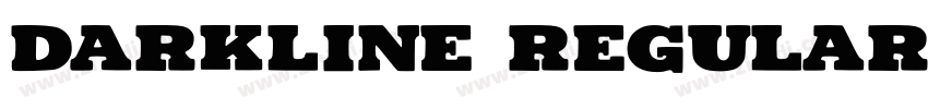 Darkline Regular字体转换